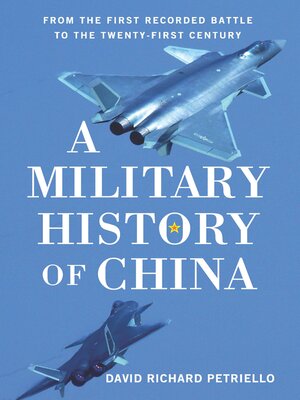 cover image of A Military History of China